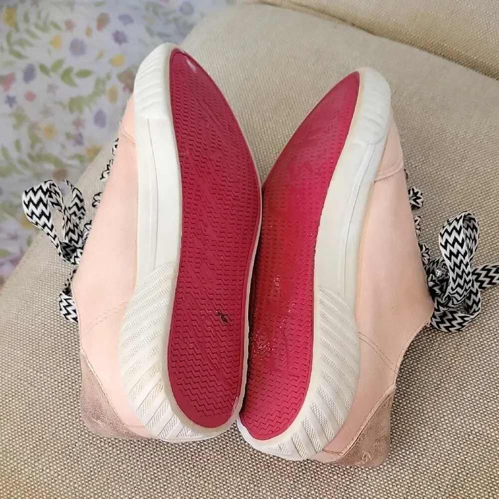 Blowfish Malibu Wander Blush Glitter Star Sneakers Girls Size 4, Girlhoodcore